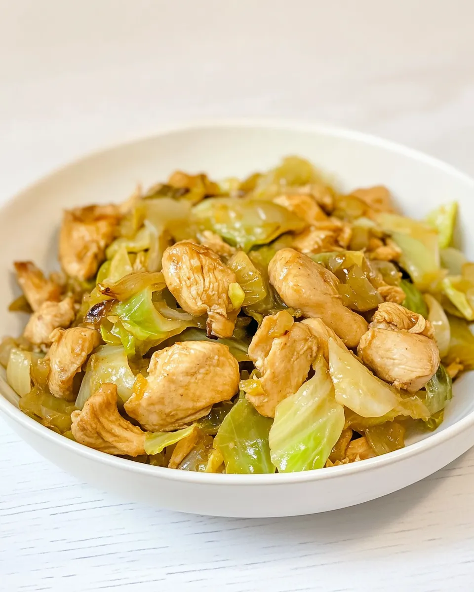 Easy Chicken And Cabbage Stir-Fry recipe photo