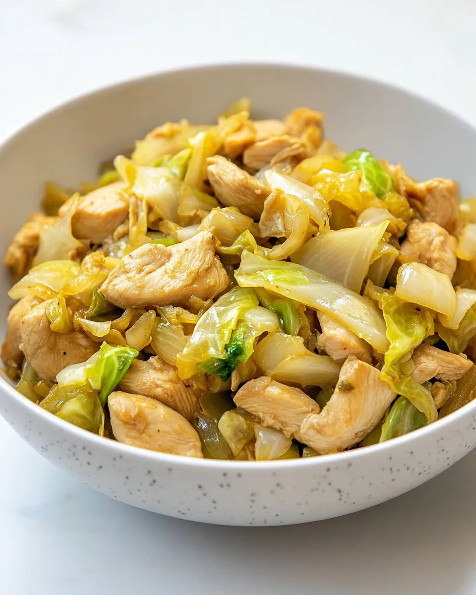 Delicious Chicken And Cabbage Stir-Fry dish photo