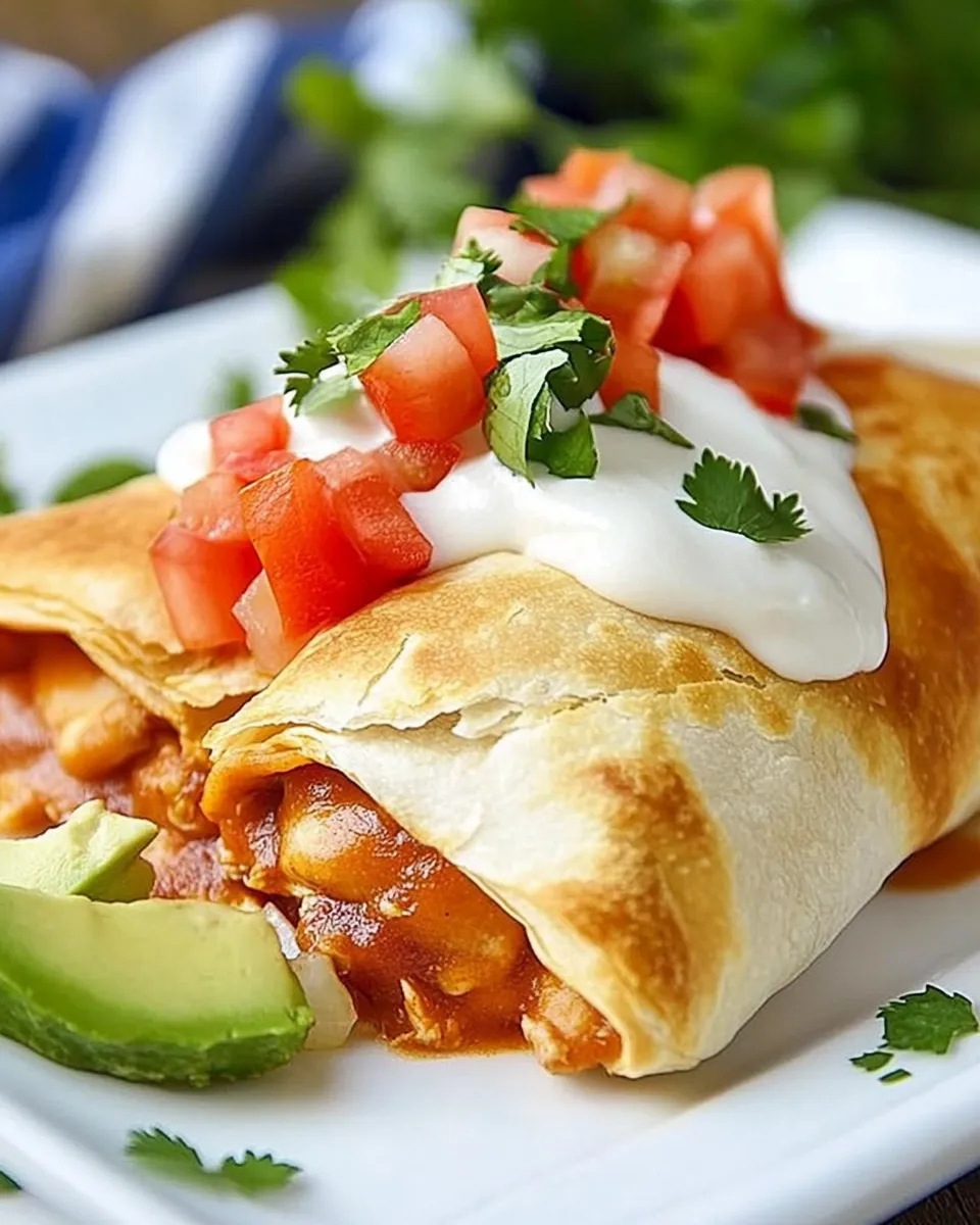 Delicious Chicken Chimichangas Recipe dish photo