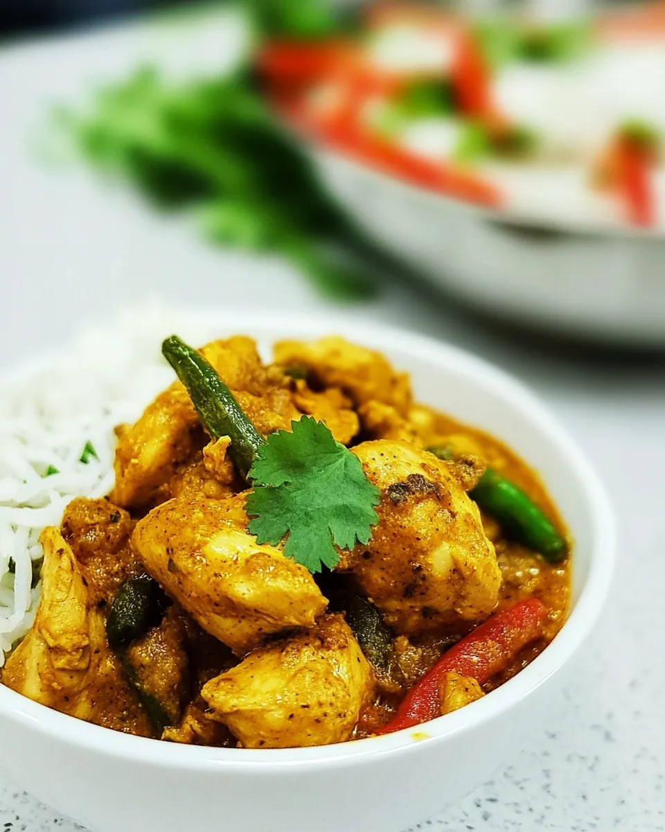 Delicious Chicken Curry Recipe shot