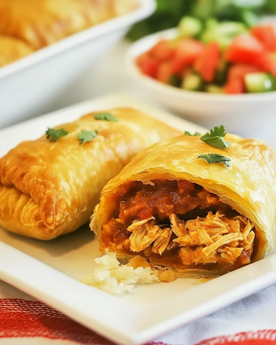 Classic Chicken Enchilada Puffs image