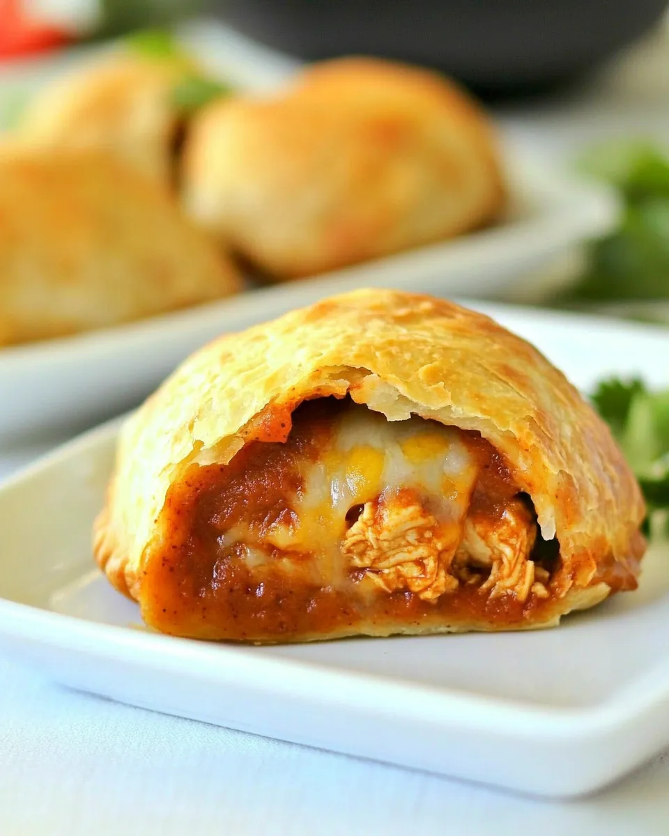 Easy Chicken Enchilada Puffs recipe photo