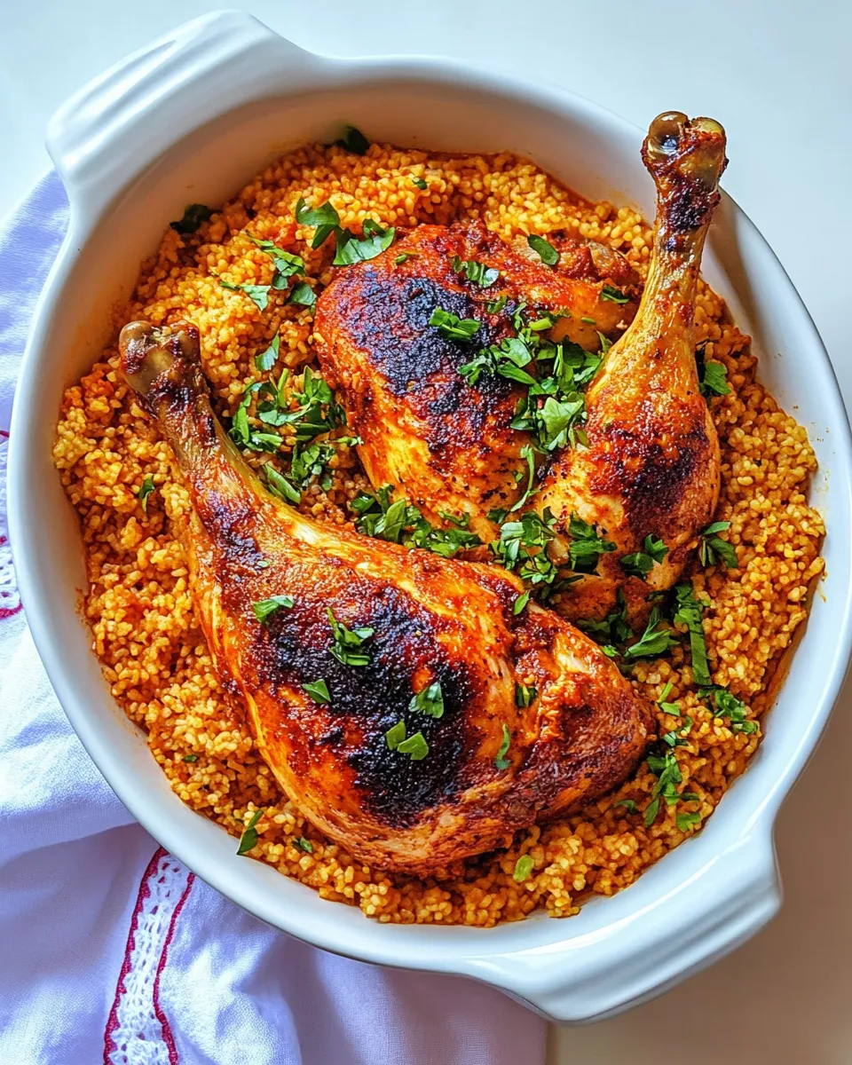 Delicious Chicken Kabsa dish photo