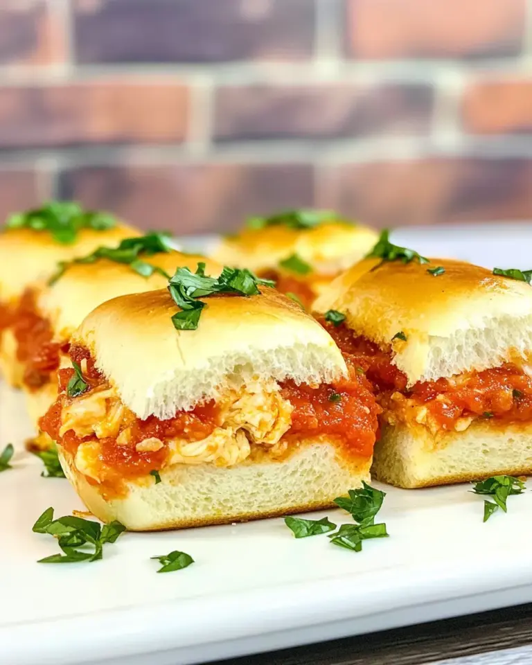 homemade Chicken Parm Sliders photo