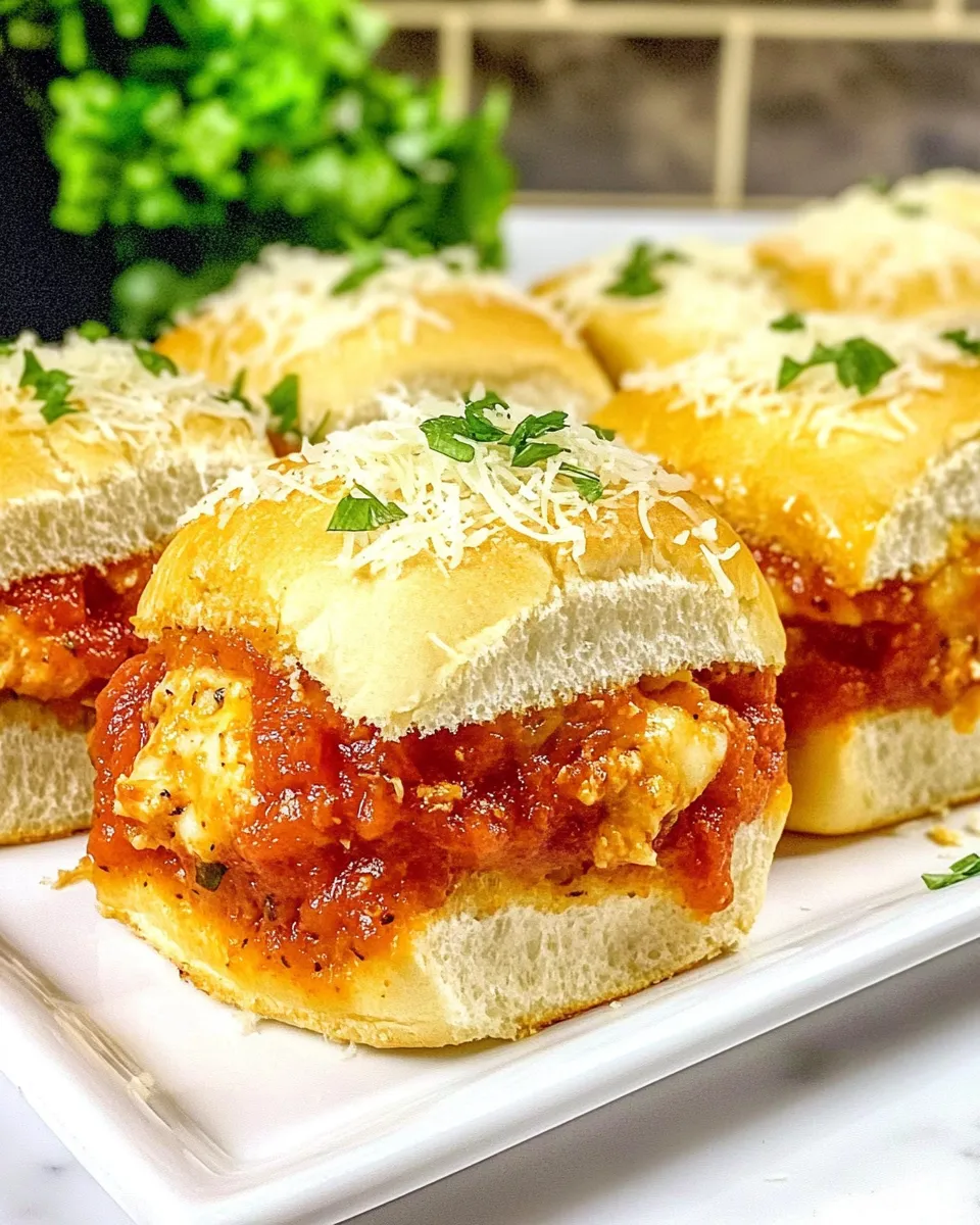easy Chicken Parm Sliders picture