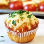 Homemade Chicken Parmesan Cupcakes photo