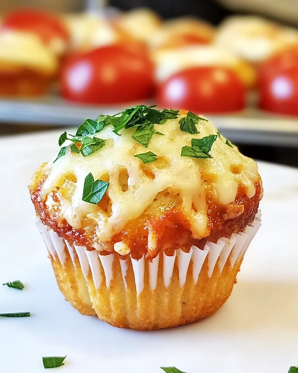 Homemade Chicken Parmesan Cupcakes photo