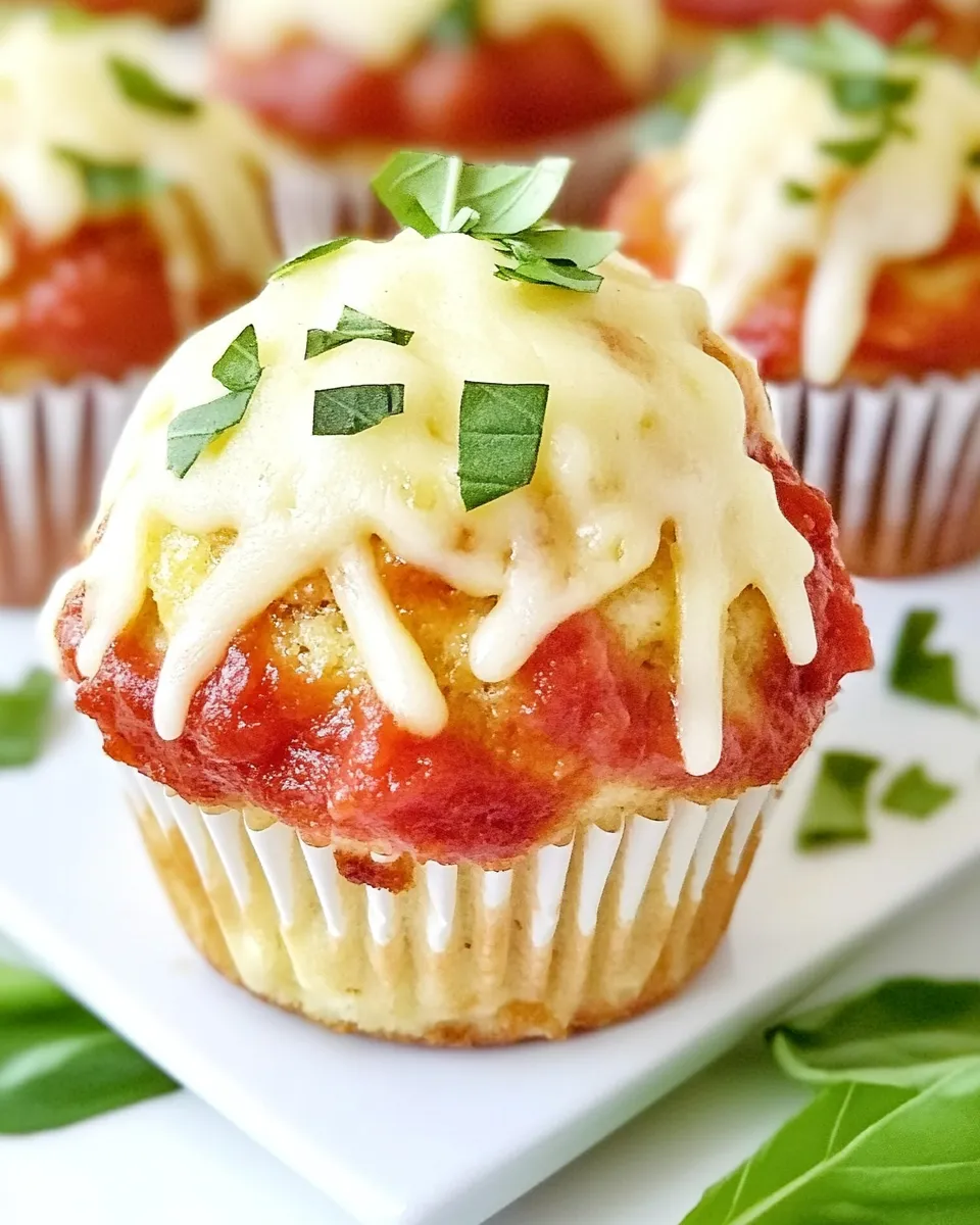 Easy Chicken Parmesan Cupcakes recipe photo