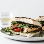 Homemade Chicken Pesto Sandwich photo