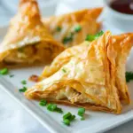 Homemade Chicken Phyllo Triangles photo