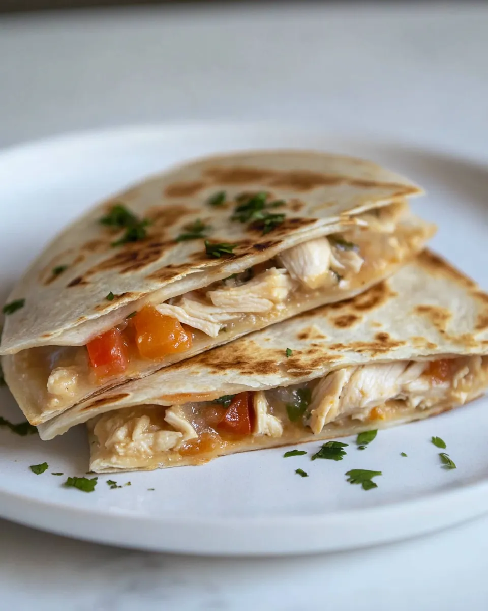 easy Chicken Quesadilla with Pico de Gallo picture