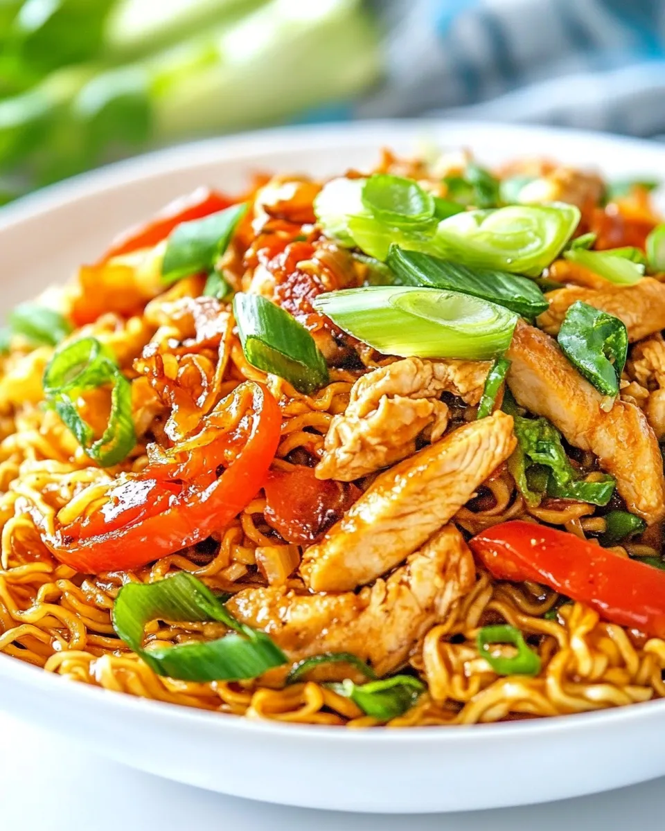 Classic Chicken Ramen Stir Fry image