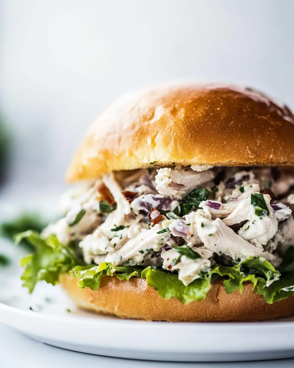 Easy Chicken Salad Sandwich recipe photo