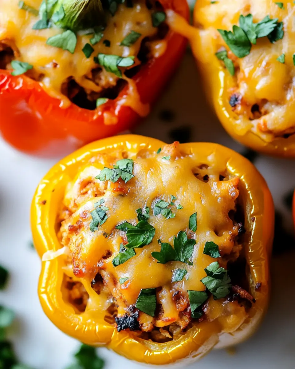 Homemade Chicken Stuffed Peppers photo