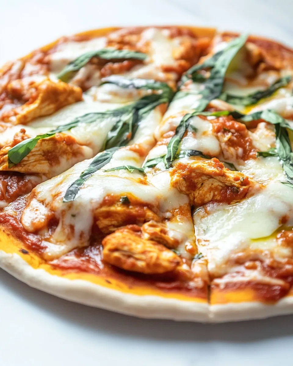 Homemade Chicken Tikka Masala Pizza photo