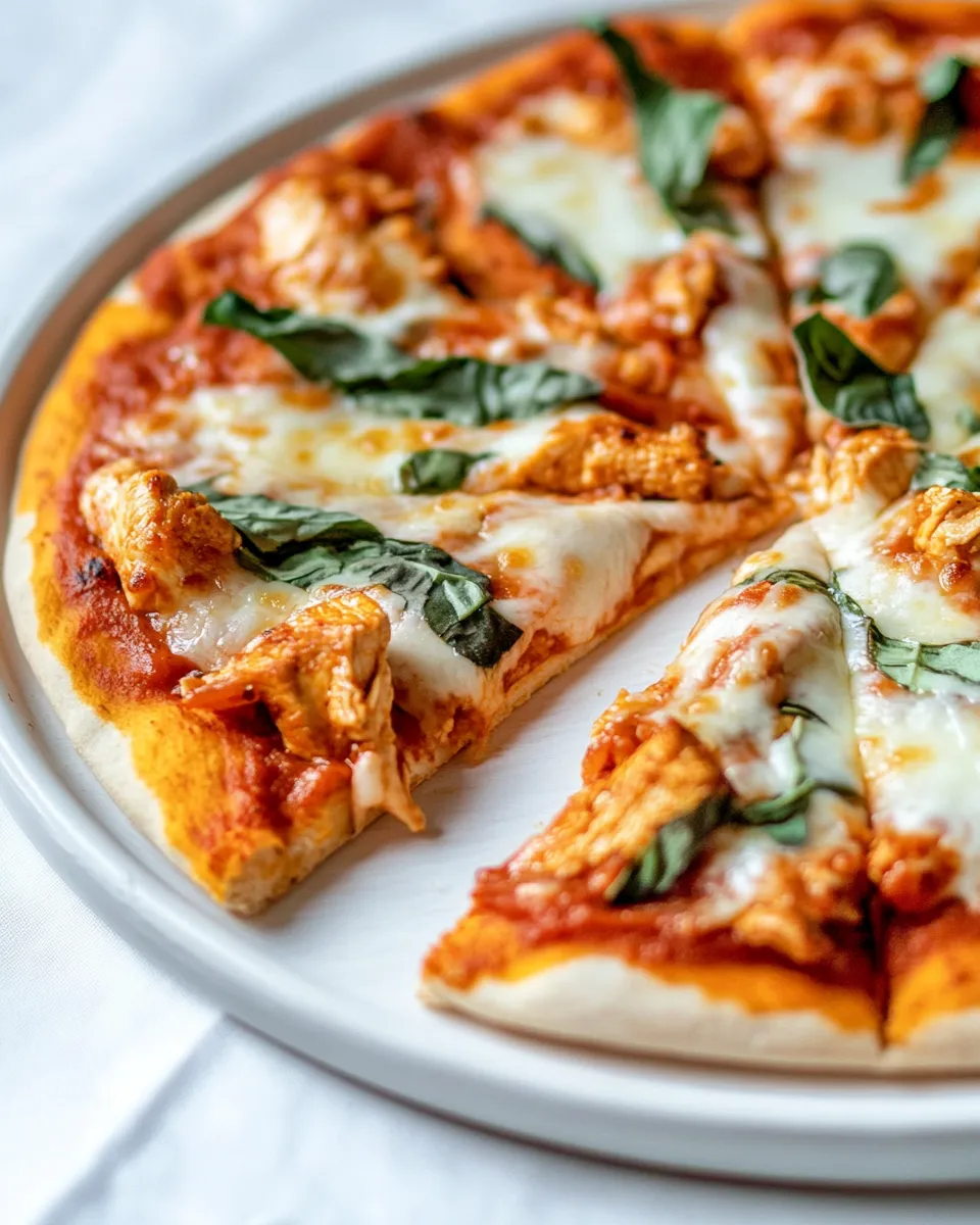 Easy Chicken Tikka Masala Pizza recipe image