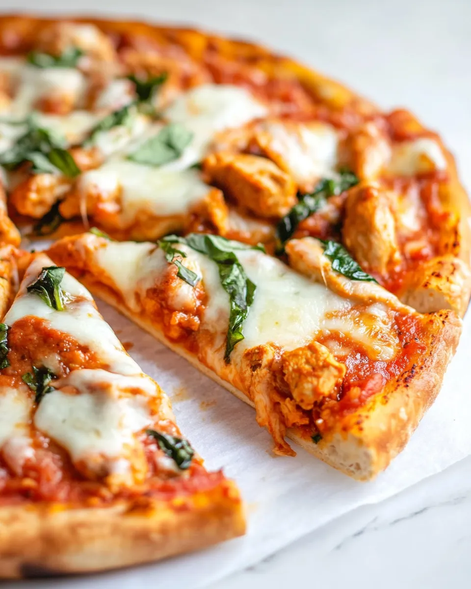 Delicious Chicken Tikka Masala Pizza dish photo