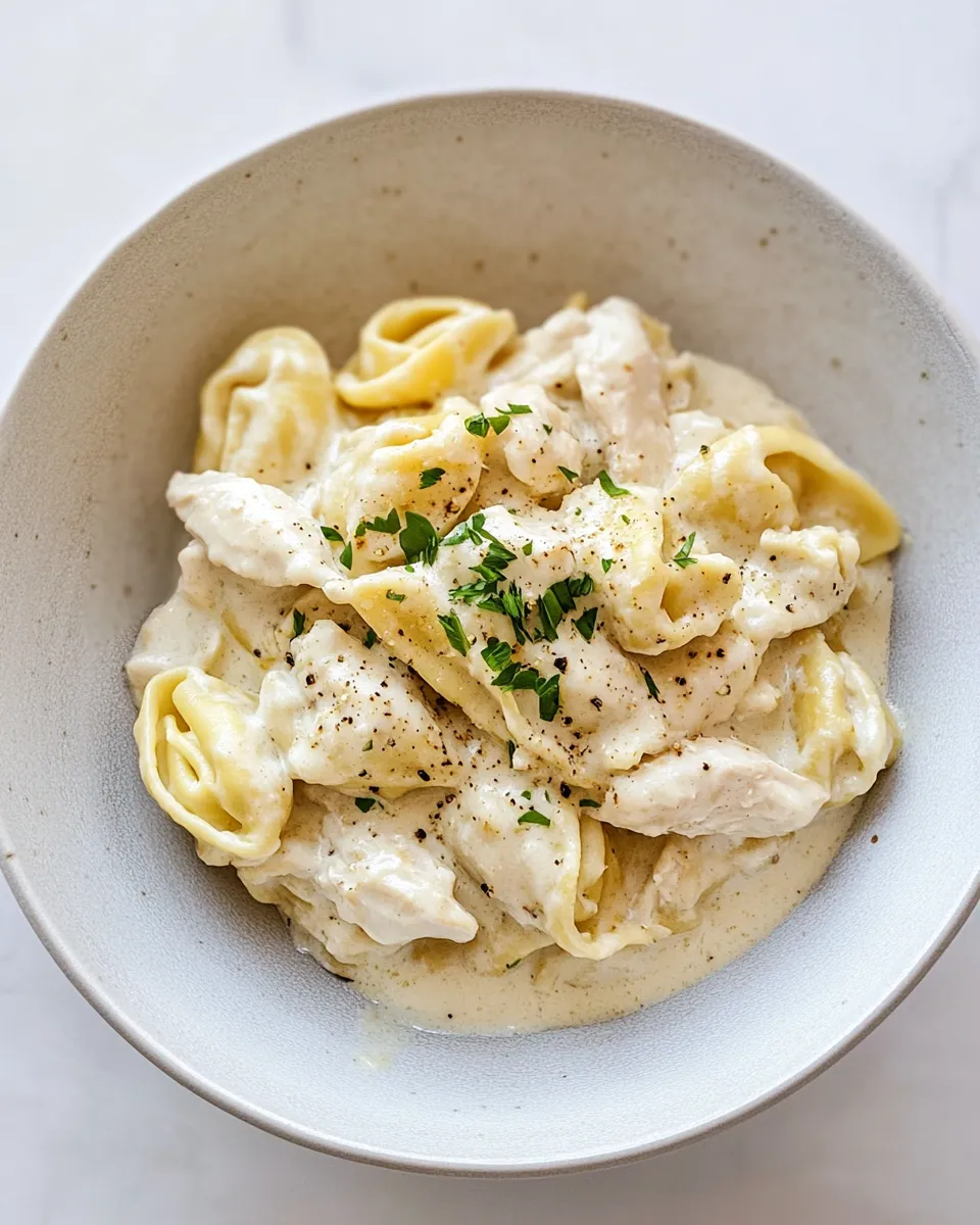 Delicious Chicken Tortellini Alfredo dish photo