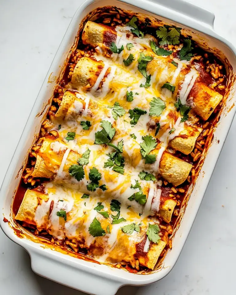 Homemade Chicken and Rice Enchiladas photo