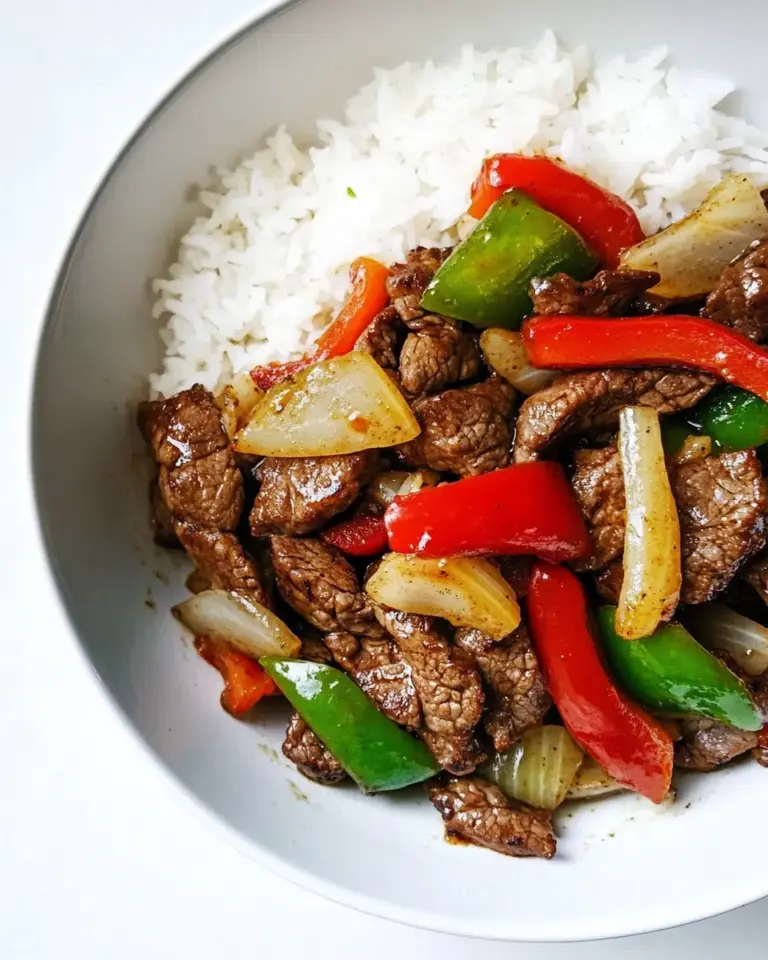 Homemade Chili Garlic Beef Stir Fry with Coconut Jasmine Rice. photo