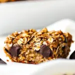 Homemade Chocolate Banana Baked Oatmeal Cups photo