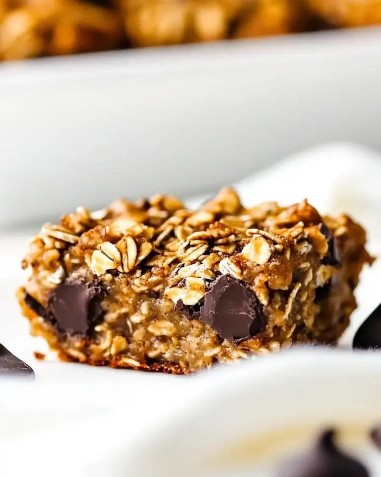 Homemade Chocolate Banana Baked Oatmeal Cups photo