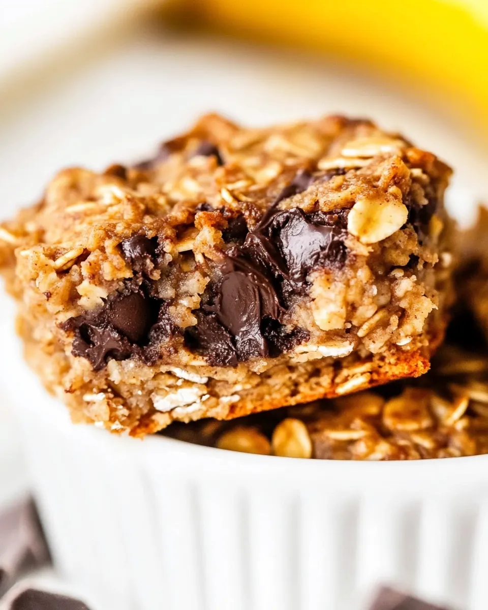 Classic Chocolate Banana Baked Oatmeal Cups image