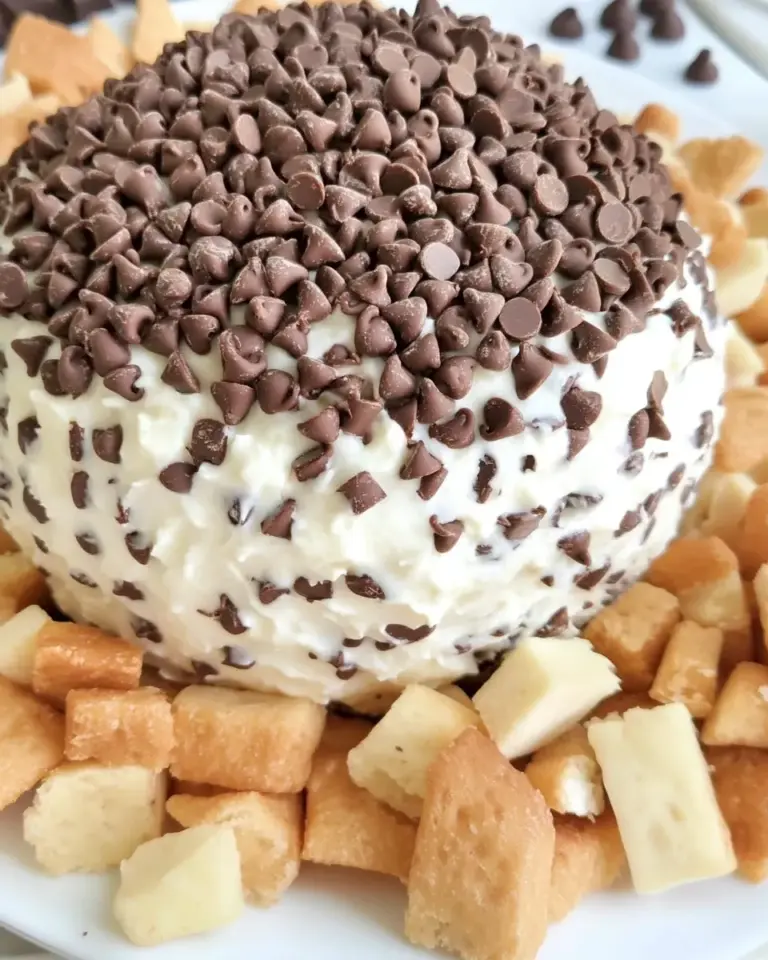 Homemade Chocolate Chip Cheese Ball Recipe photo