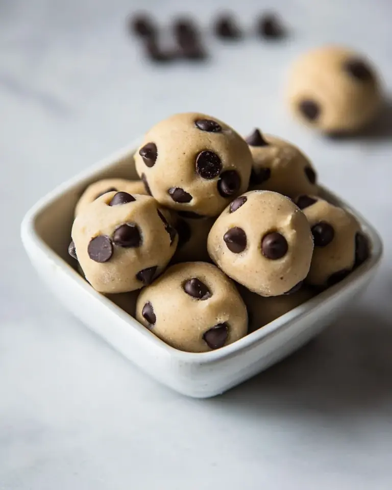 Homemade Chocolate Chip Cookie Dough Bites photo