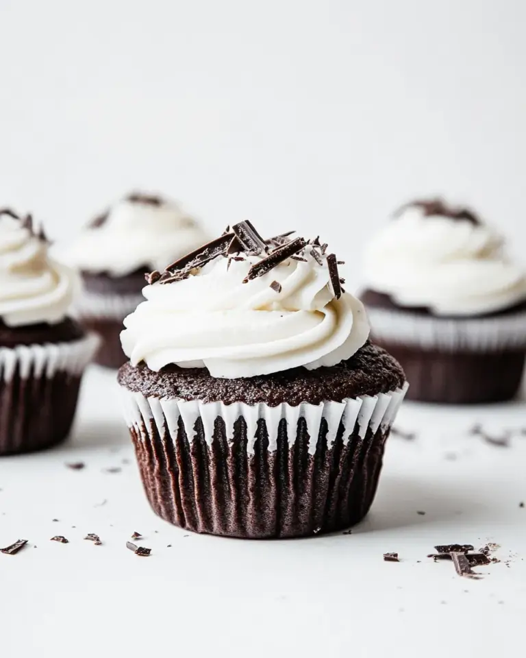 Homemade Chocolate Cupcakes with Buttercream Frosting Recipe photo