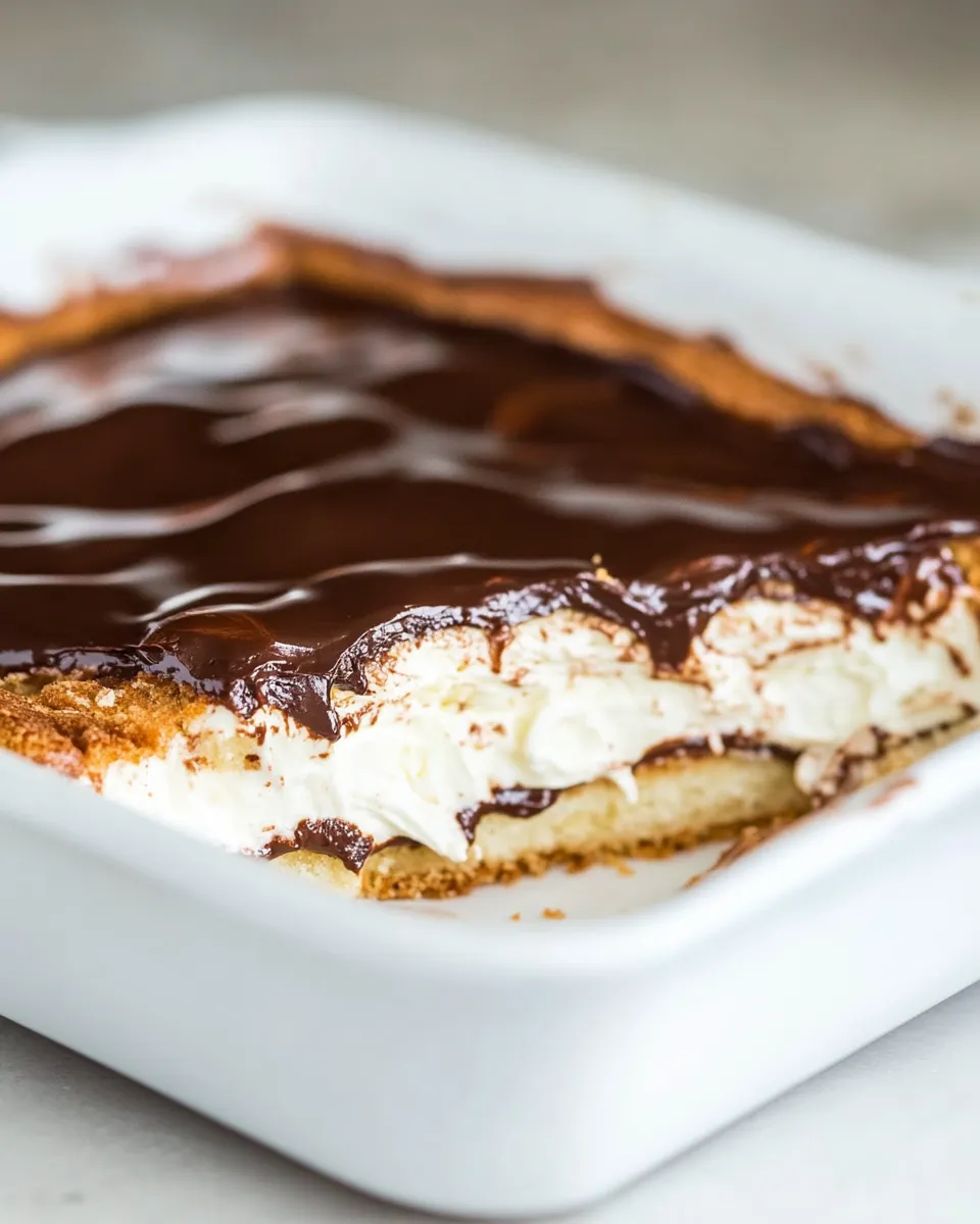 homemade Chocolate Eclair Cake (From Scratch) photo