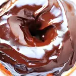 homemade Chocolate Frosted Vanilla Donuts photo