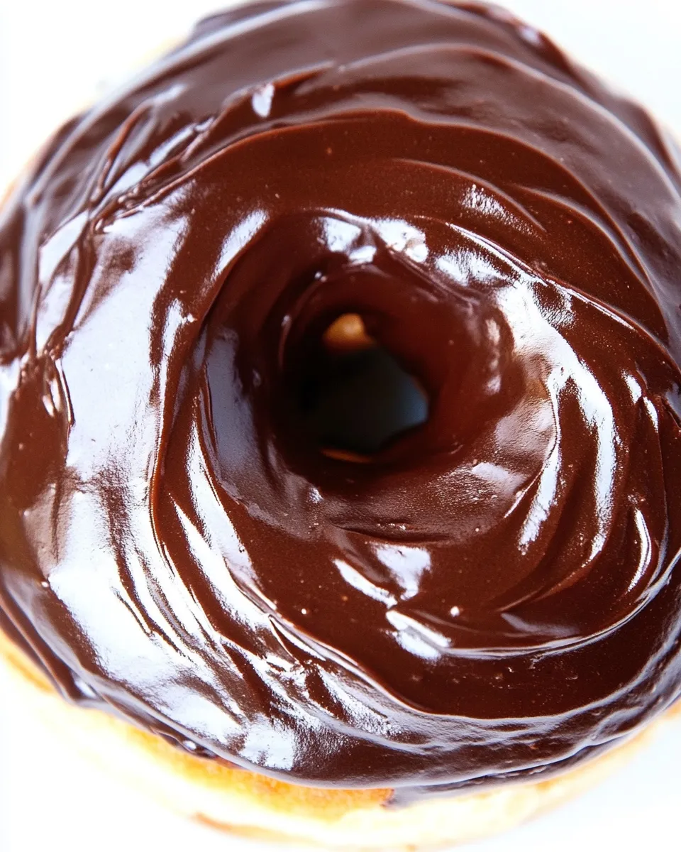 easy Chocolate Frosted Vanilla Donuts recipe photo