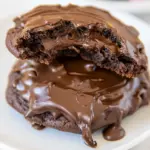 Homemade Chocolate Ganache Chocolate Cookies photo