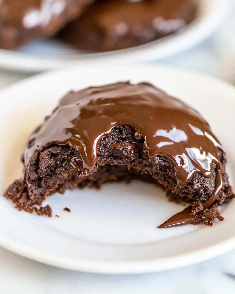 Easy Chocolate Ganache Chocolate Cookies picture