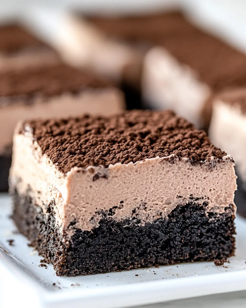 homemade Chocolate Mousse Brownies or Best Brownies EVER! photo