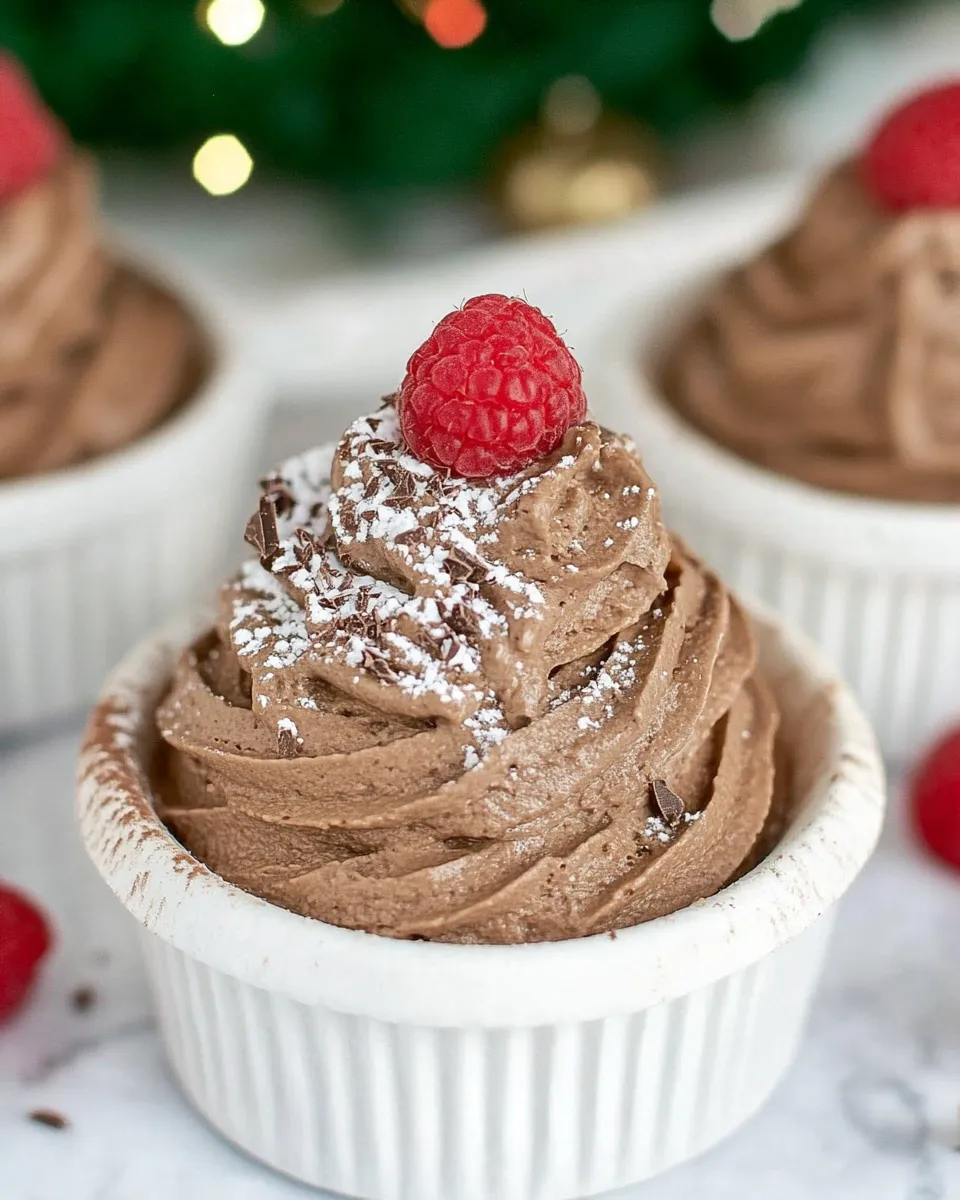 Homemade Chocolate Mousse Cups photo