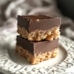 Homemade Chocolate Peanut Butter Krispie Bars photo