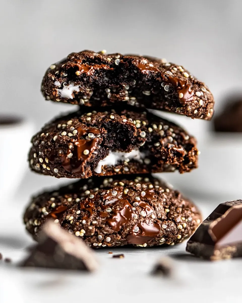 Homemade Chocolate Quinoa Cookies photo