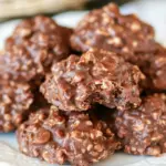 Homemade Chocolate Toffee No Bake Cookies photo