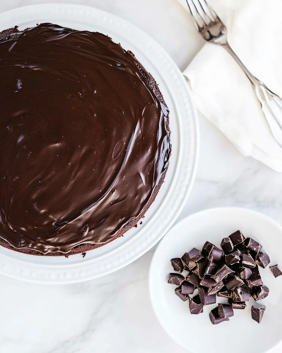 Homemade Chocolate Truffle Cake photo