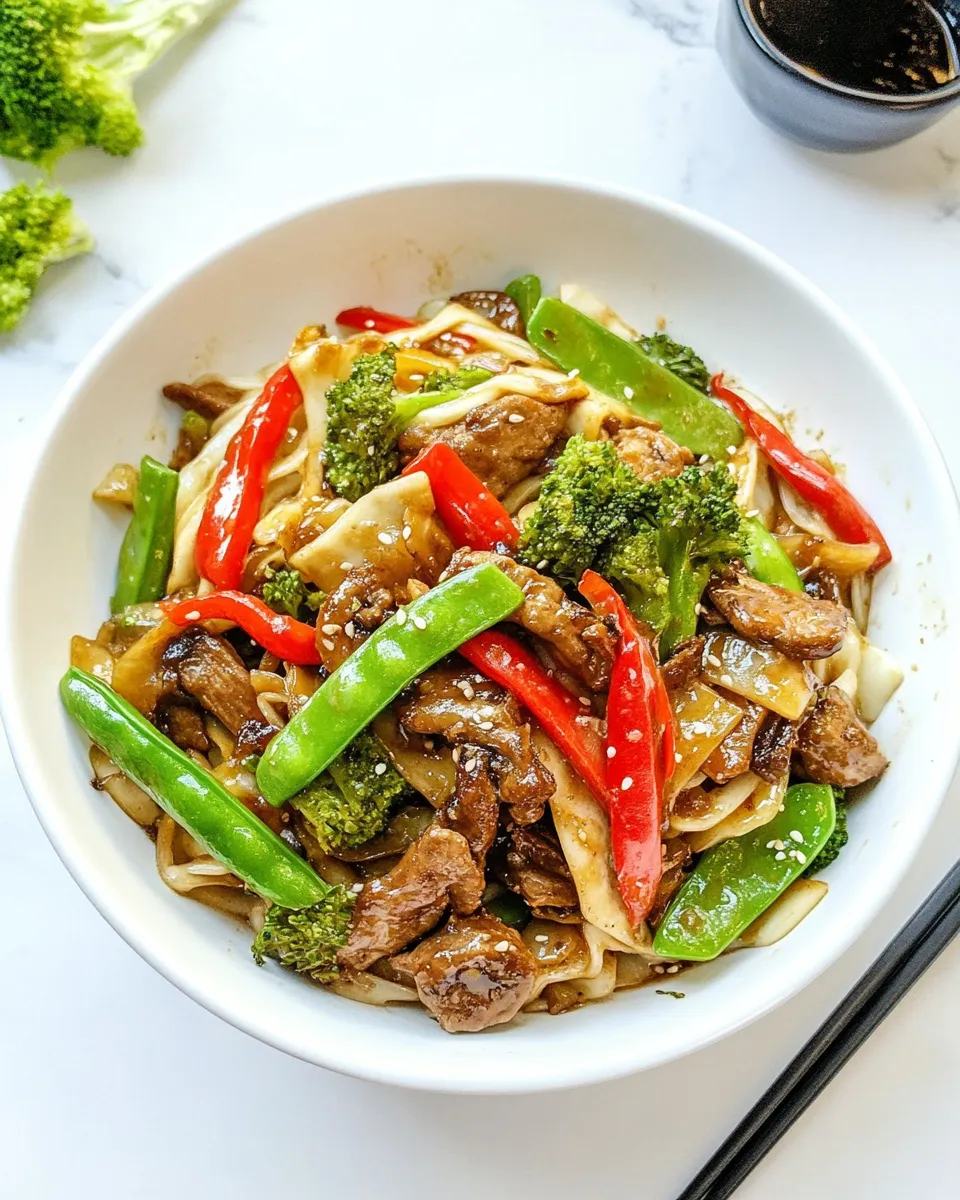 Delicious Chop Suey Stir Fry shot