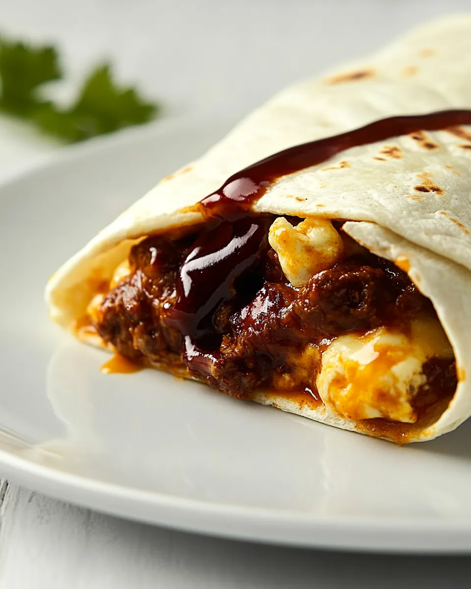 Homemade Chorizo Breakfast Burrito photo