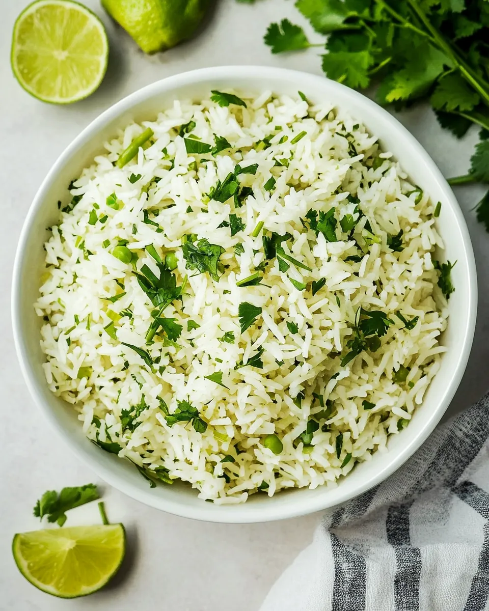 Classic Cilantro Lime Rice Recipe image