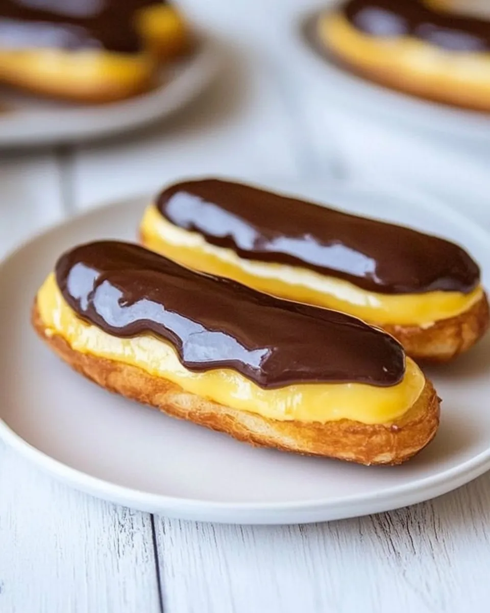 Homemade Classic Eclairs photo