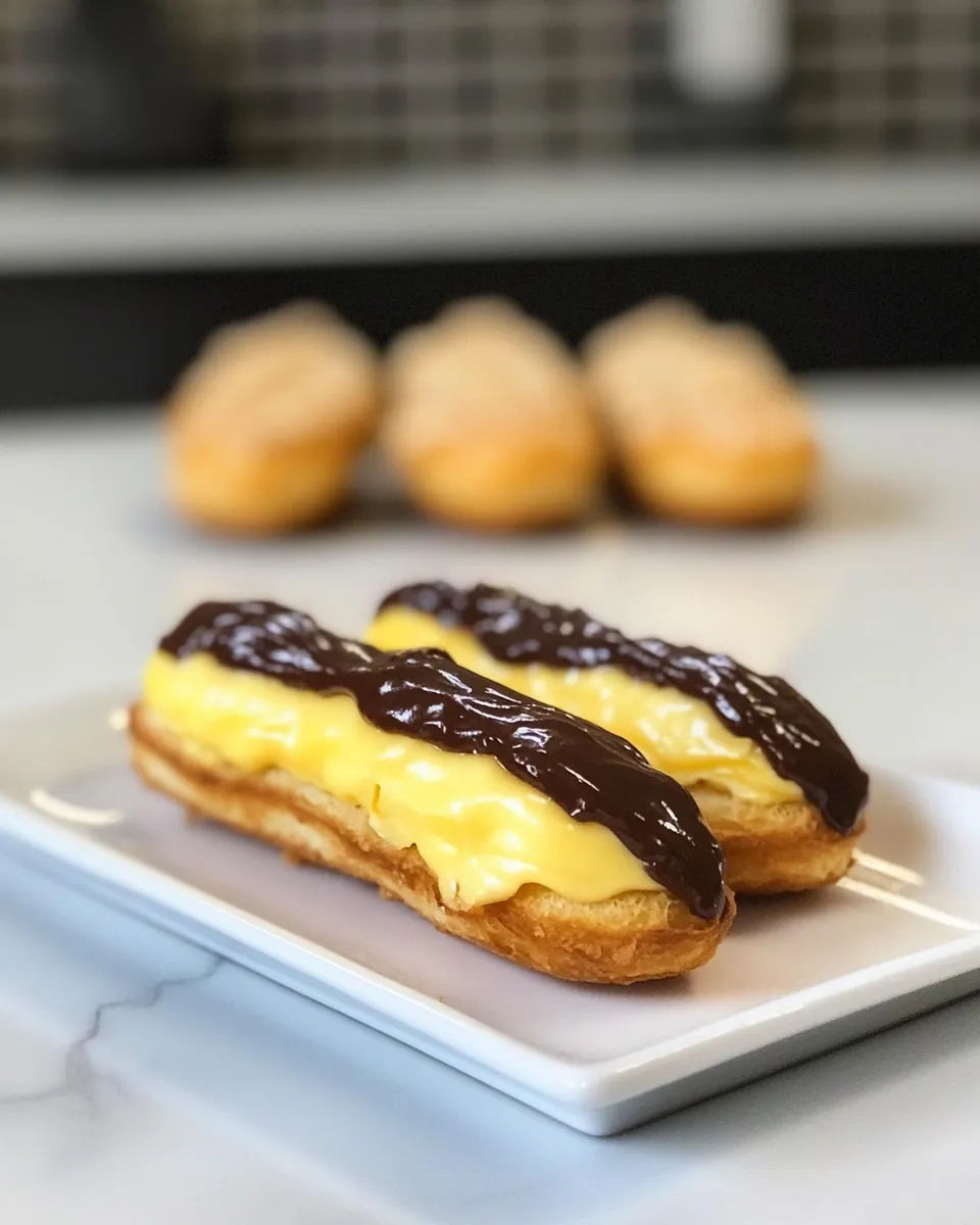 Easy Classic Eclairs recipe photo