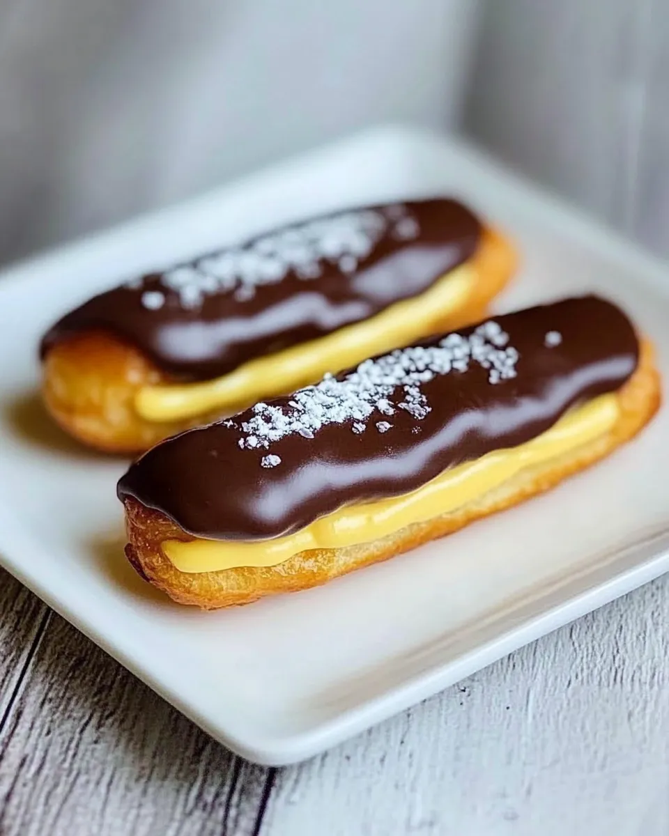 Delicious Classic Eclairs dish photo