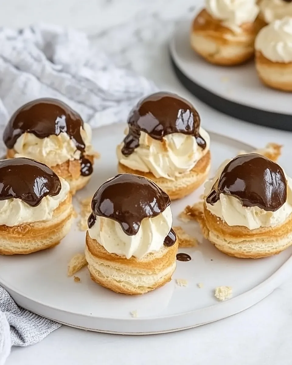 Delicious Classic Profiteroles Recipe shot