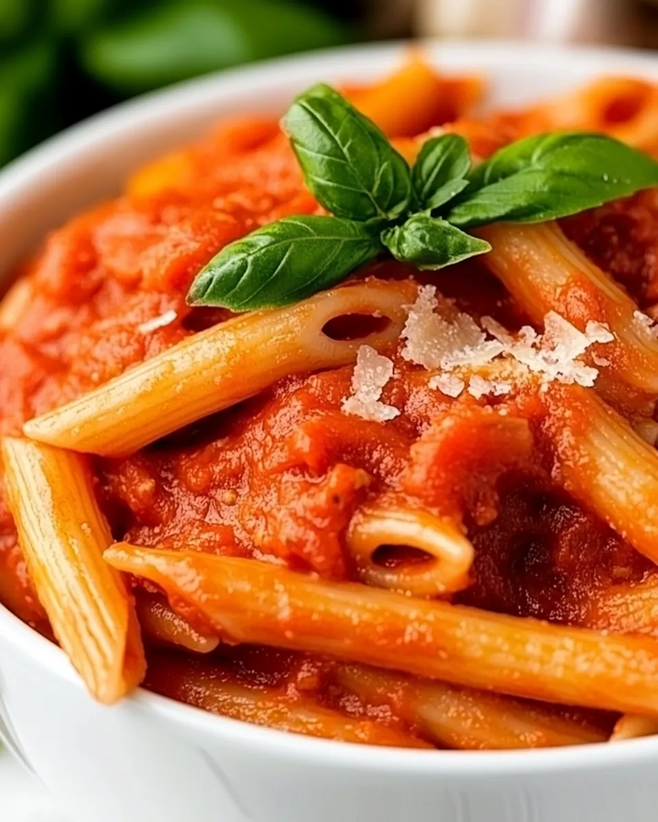 Easy Classic Red Sauce Pasta recipe photo