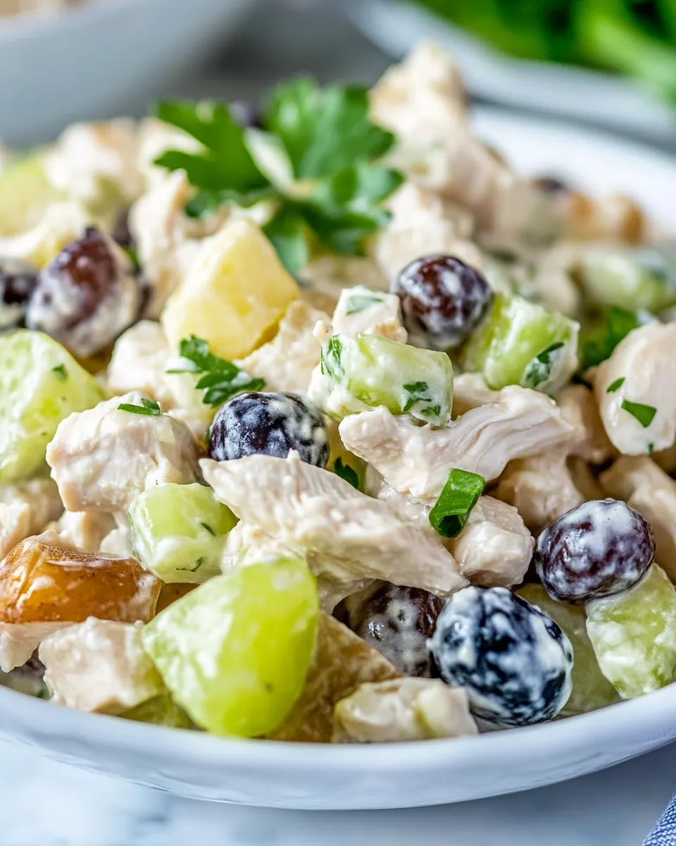 Easy Classic Waldorf Chicken Salad recipe photo